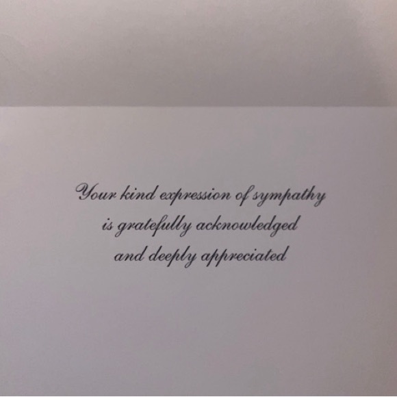 Crane & Co Thank you sympathy cards - Picture 3 of 3